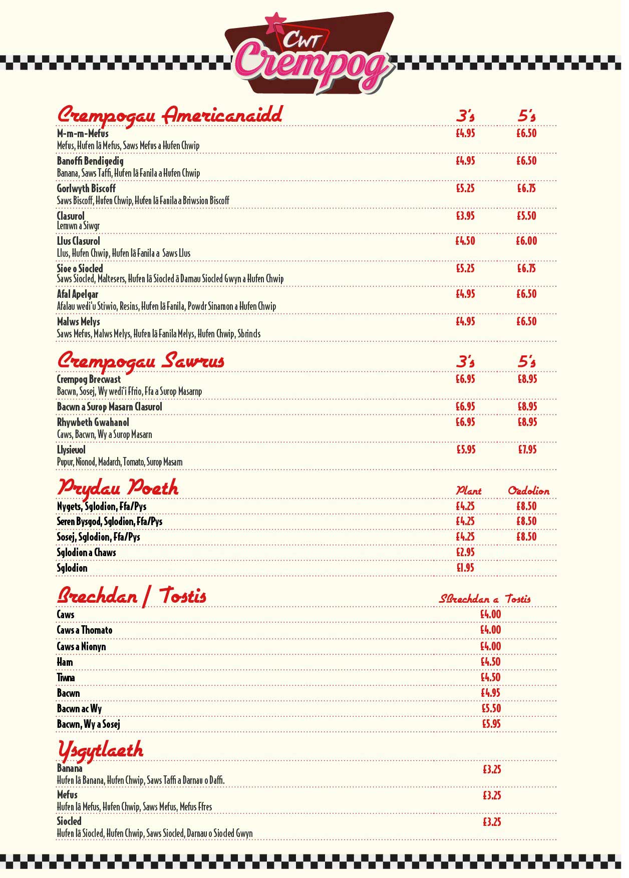 print Crempog Menu